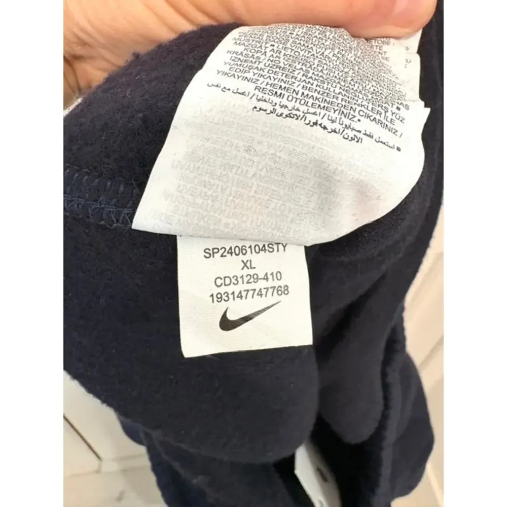 Nike Sportswear Club Fleece Cargo Jogger Sweatpants Mens XL Navy Blue CD3129410